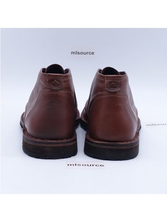 NEW Size 13 Men\'s John Varvatos Portland Chukka Leather Boots Caramel Brown main image 6